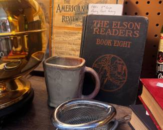 Antique Chloroform Mask, Antique books