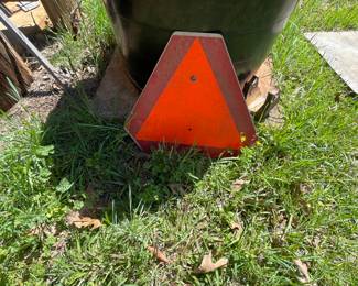 Reflective safety sign 