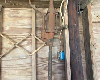 Vintage 55 Gallon Drum Hand Pump Farm Garden Untested