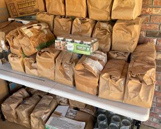 Lots of canning jars