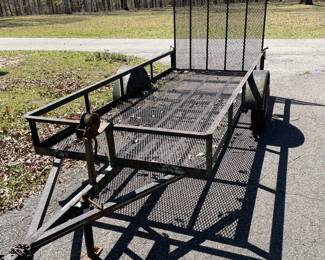 5x10 expanded metal utility trailer 