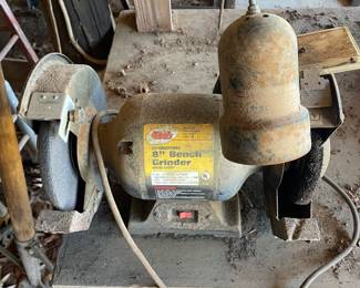 8” bench grinder