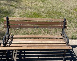 Several garden benches