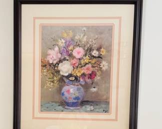 
Framed Floral print