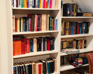 Lots of hardbacks and paperbacks