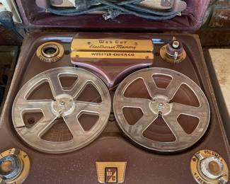 Vintage Webcor Reel to Reel Player Recorder
