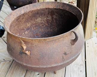 
Antique cauldron
