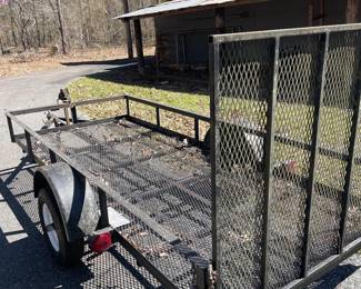 5x10 expanded metal utility trailer