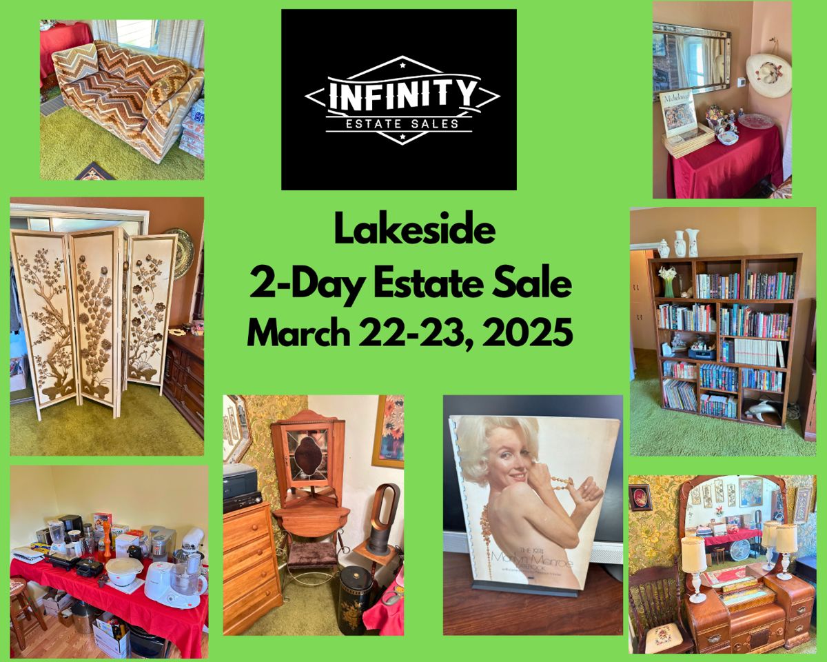 lakeside 2 day estate sale