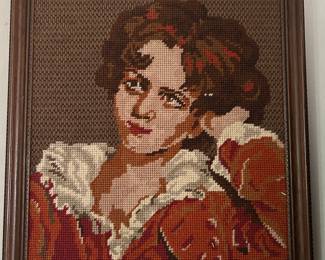 Mid-Century needlepoint