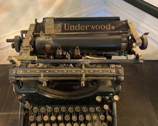 antique typewriter