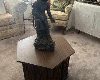 Mid-Century hexagonal cabinet