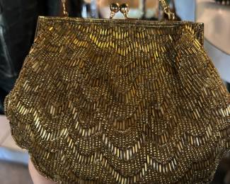 Deco Vintage beaded purse