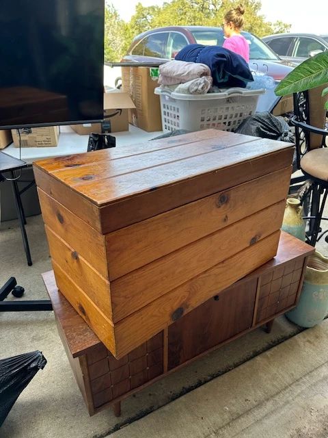Vintage cedar chest