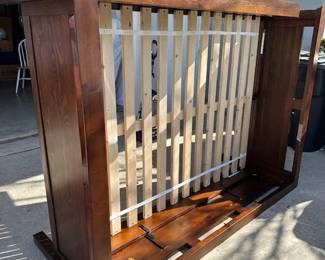 Pottery Barn loft bed with sofa underneath!
