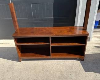 Pottery Barn loft bed with sofa underneath!