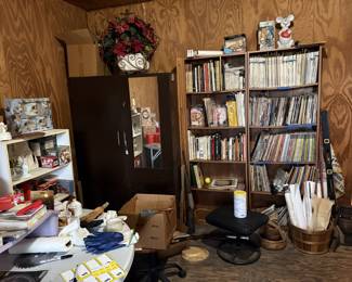 Christmas items, carving magazines, woodworking magazines, cookbooks, Winfield wood patterns