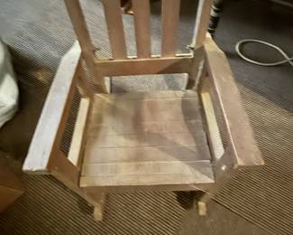 Kid’s antique rocker
