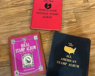 50’s-70’s stamp books with stamps included
