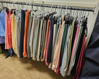 A wardrobe of golfing shorts, size 44