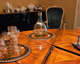 Jan Barboglio trays and decanter