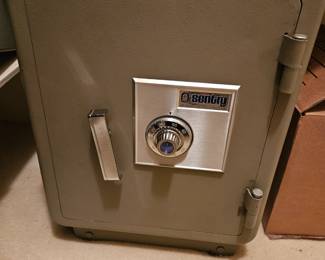 Small Sentry safe. We are looking for the combination.