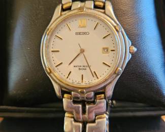 Seiko watch with box