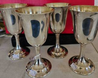 Sterling goblets