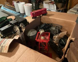Post war Lionel train set. 1956