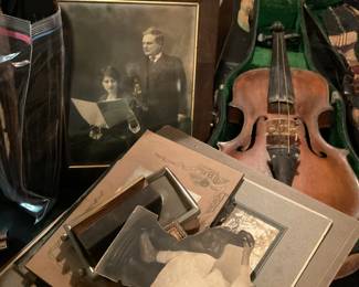 Maestro with his violin
