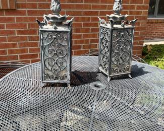 Vintage cast lanterns