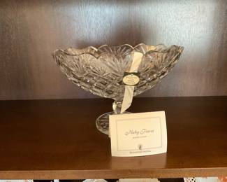 Waterford Crystal Artisan Boat Bowl signed