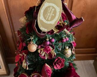 Waterford Holiday Heirlooms “Victorian Burgundy Tree”