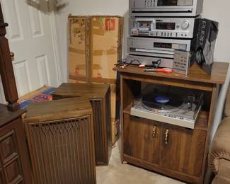 Vintage Kenwood stereo system with the original boxes. This will be sealed bid and sold as one unit.
