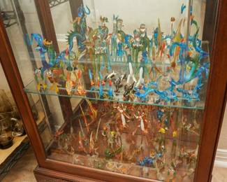 Hand blown glass animals
