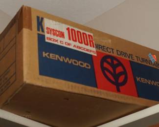 Vintage Kenwood stereo with the matching cabinet - in the original boxes