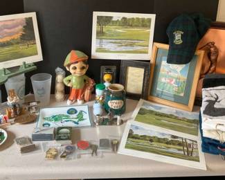 Golf Memorabilia and Accessories Collection 
