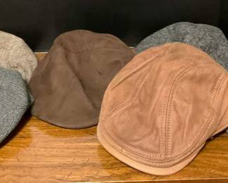 Classic Flat Cap Collection Wool, Tweed Suede Styles 