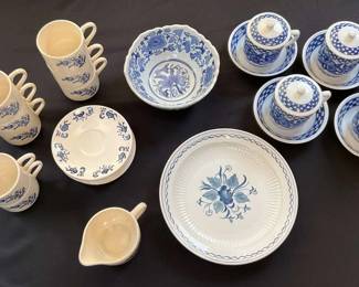 Blue White Mixed Lot 