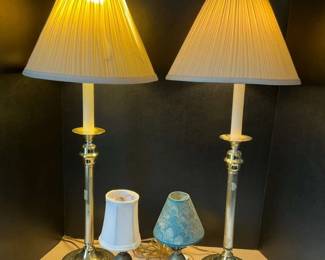 Set of Four Table Lamps 