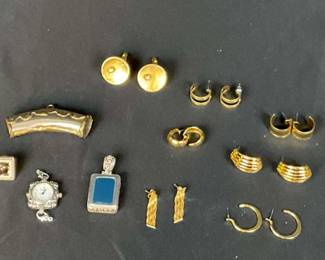 Elegant GoldTone and Silver Jewelry Assortment 