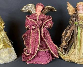 Three Angel Tree Toppers 