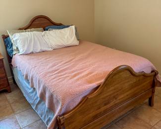 Durham bed in downstairs bedroom. 
