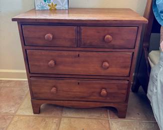 Durham nightstand in downstairs bedroom. 