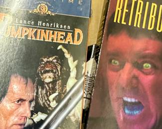 Horror vhs tapes