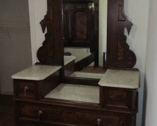 Victorian Marble Top Dresser