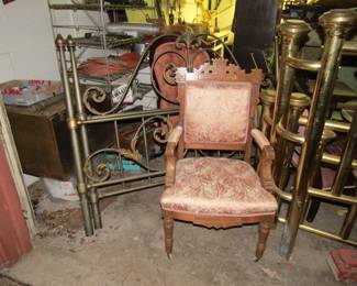 Garage Full of Antique Furniture! We Will Have It All Unstacked & On Display By Auction Morning! Who Knows What We Will Find In Here!!