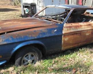 1973 Ford Mustang Mach 1 Car - 351 Cleveland Engine, Aluminum Intake, Seal Power Pistons Flap Top, Automatic Transmission, 2500 Stall Converter, Rocker Arm Studs like the 351 Boss