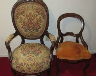 Victorian Parlor Chairs