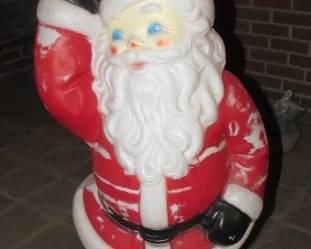 Vintage Santa Claus Blow Mold